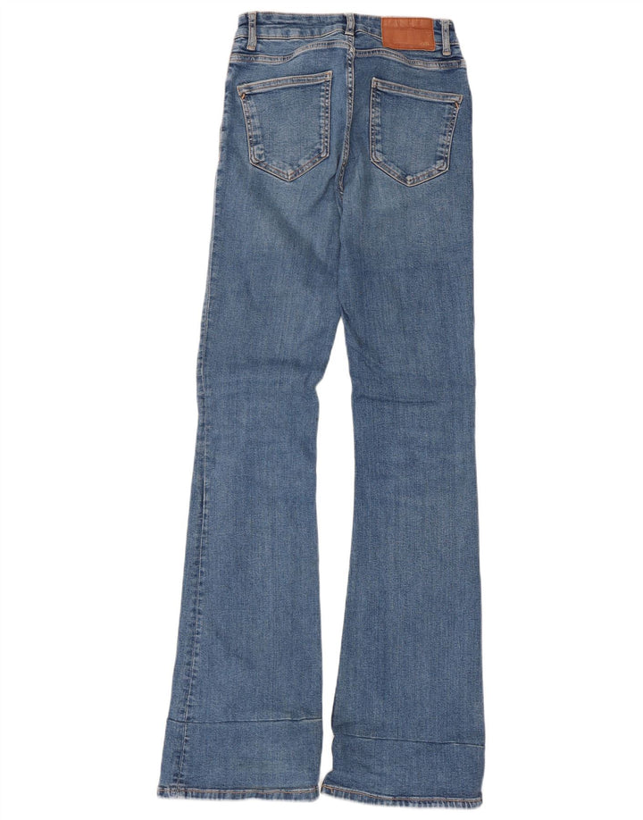 Zara Jeans Acampanados Para Mujer EU 38 Small W28 L33 Azul