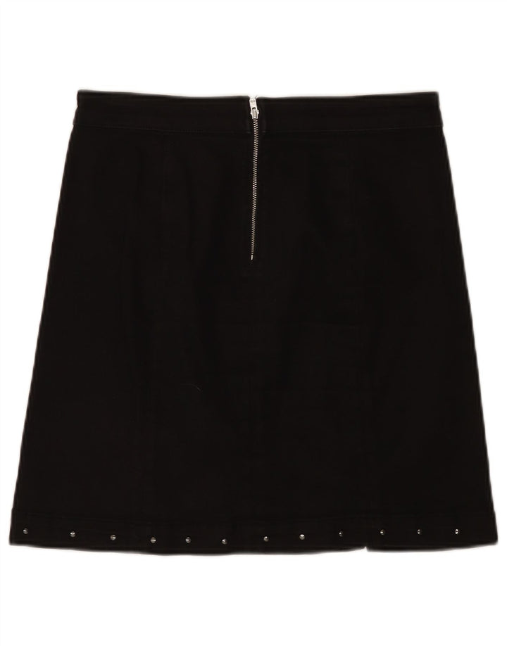 Guess Minifalda Mujer W29 Mediana De Algodón Con Manchas Negras