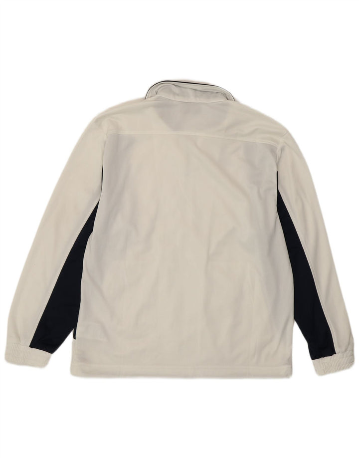 LOTTO Hombre Chándal Top Chaqueta Mediana Blanco Colorblock Poliéster