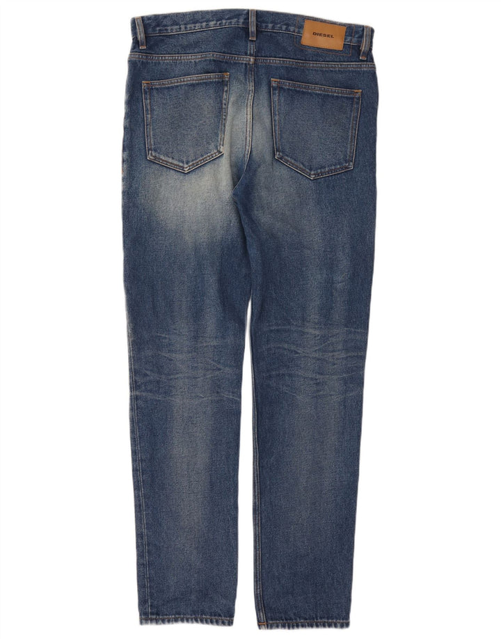 Diesel Hombre D-Aygle Vaqueros Tapered W33 L34 Algodón Azul