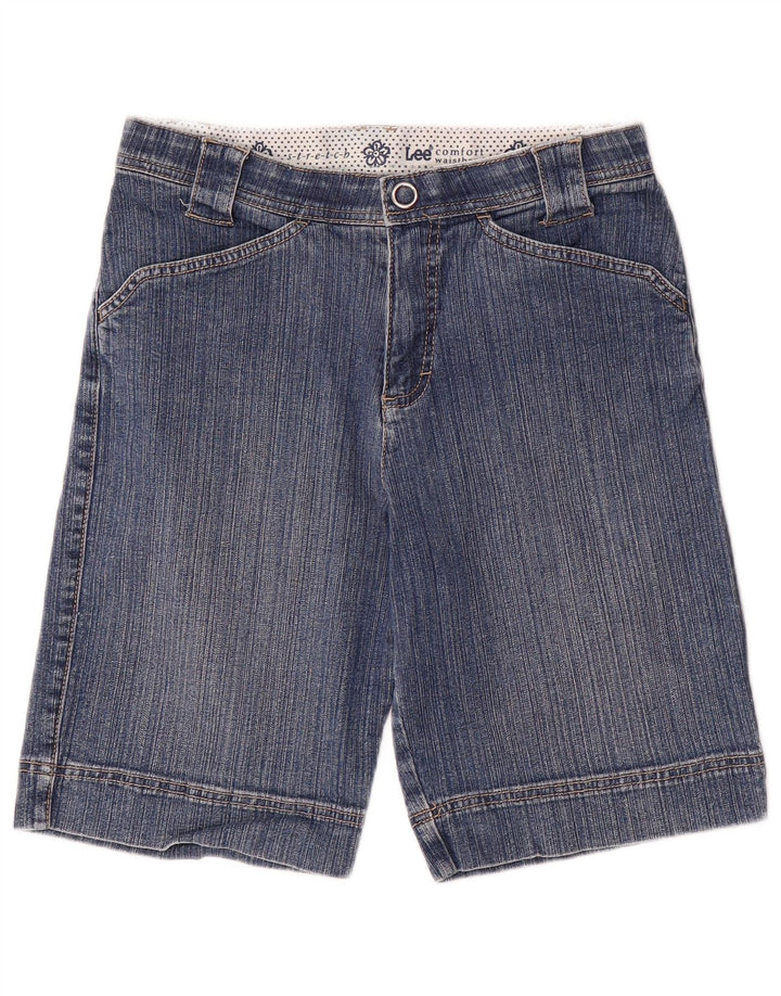 Lee - Pantalones cortos de mezclilla para mujer US 6 mediano W28 algodón azul