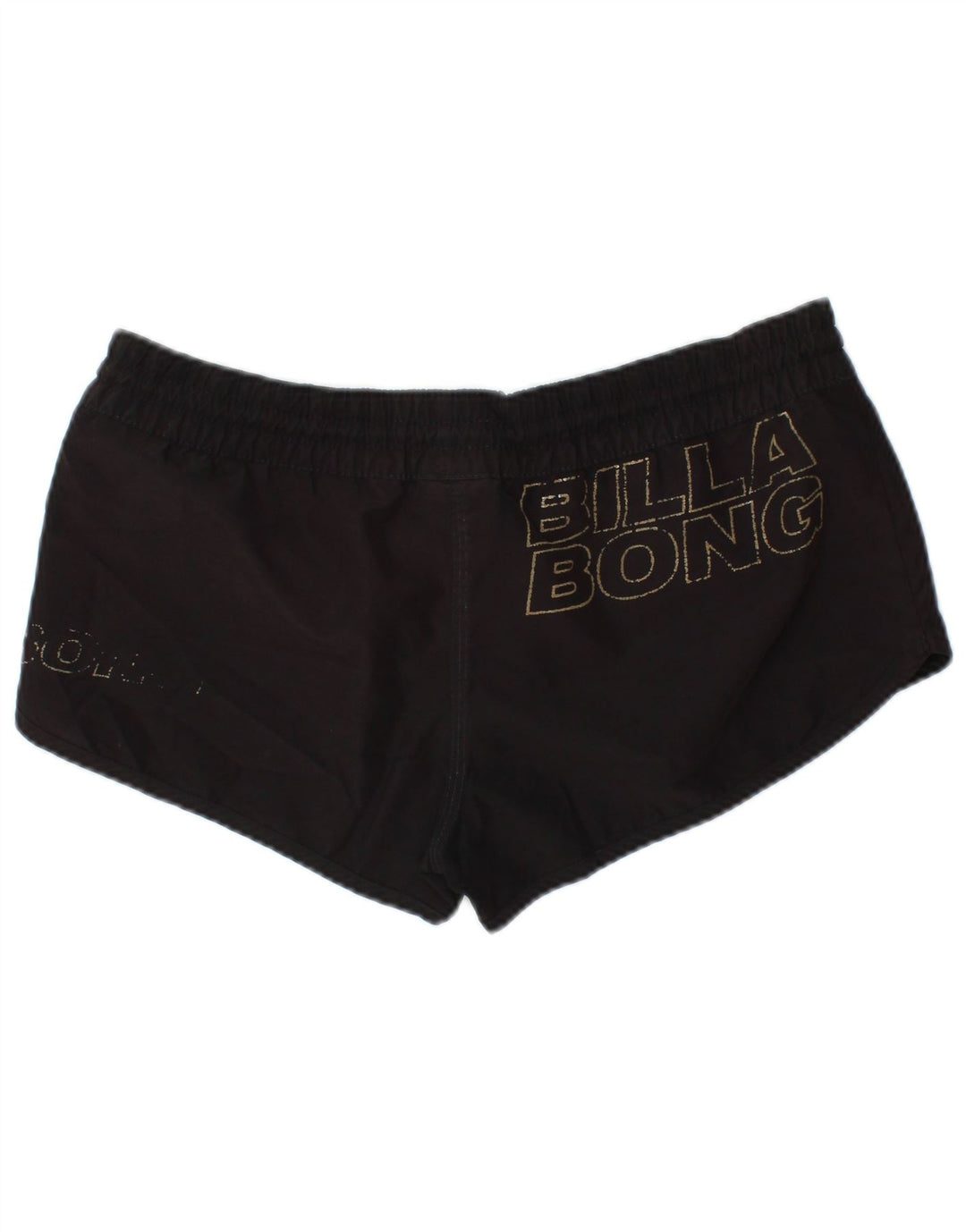 BILLABONG Shorts de baño gráficos para mujer US 12 Grande Poliéster negro
