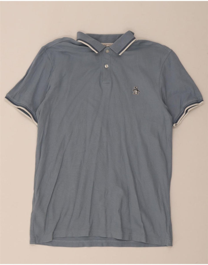 PENGUIN Polo Hombre Algodón Azul Medio