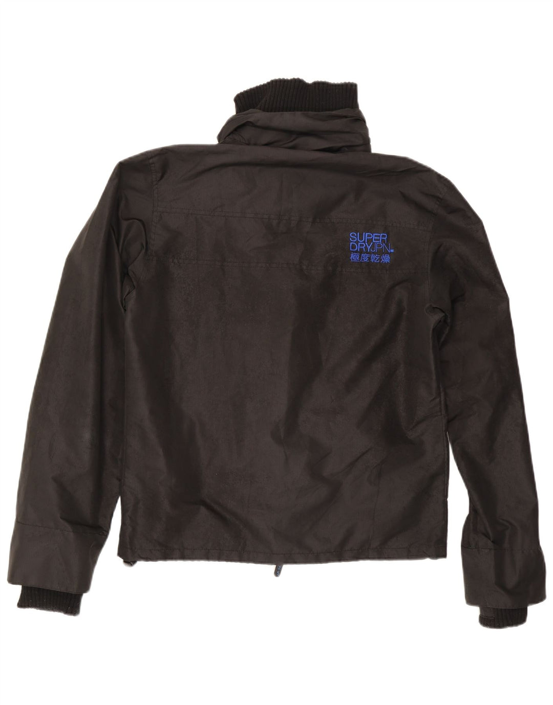 Superdry Chaqueta Lluvia Gráfica Mujer UK 44 Mediano Negro