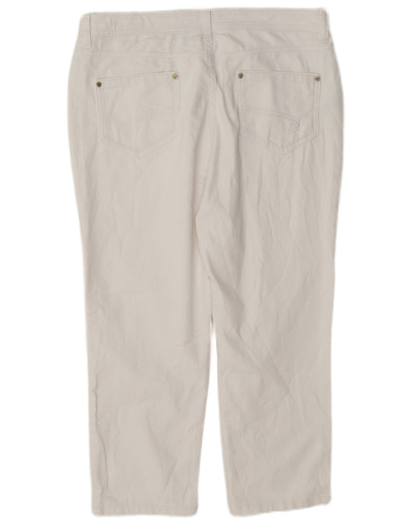 Marks & Spencer Pantalones cortos Per Una para mujer UK 40 Large W34 L22 Blanco