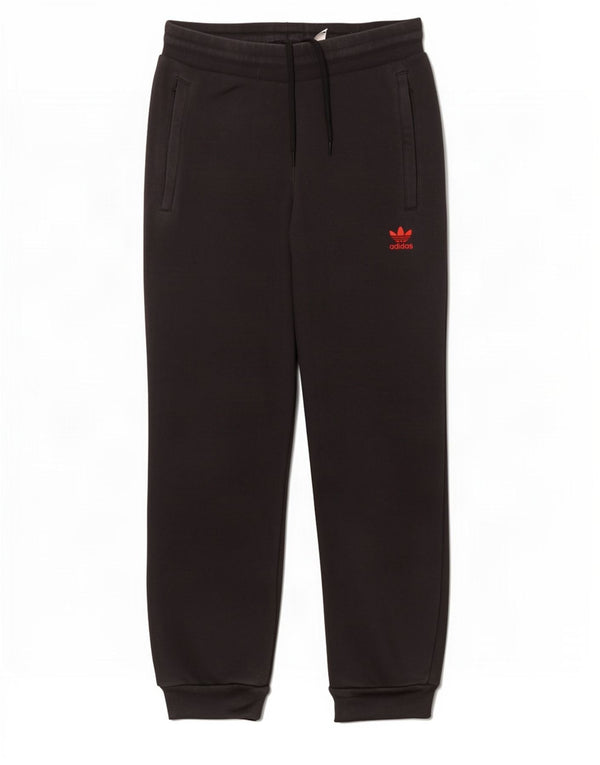 Adidas Pantalones de chándal para mujer Joggers UK 10 Small Black Cotton