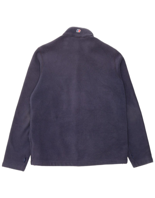 Berghaus Chaqueta polar con forro para hombre UK 40 Large Poliéster azul marino