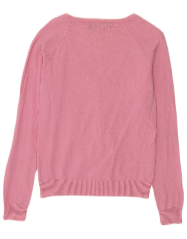 Zara Mujer Cárdigan Suéter UK 10 Small Rosa