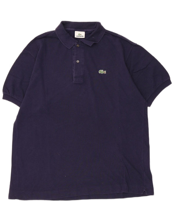 Polo Lacoste para hombre talla 5 grande algodón azul marino