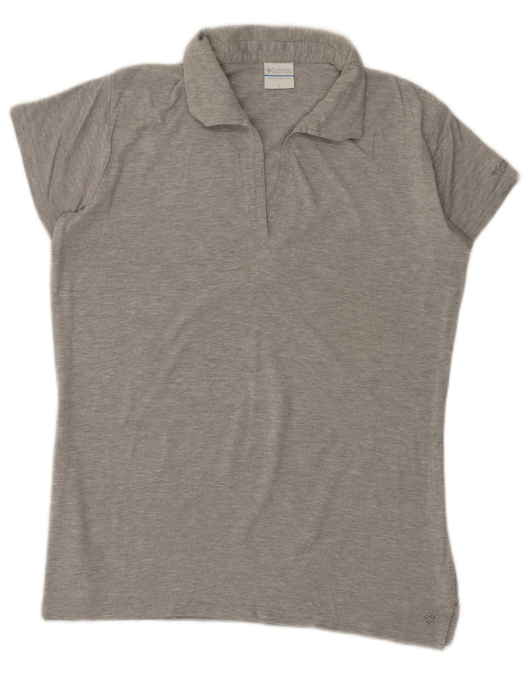 COLUMBIA Polo para mujer UK 44 Grande Gris