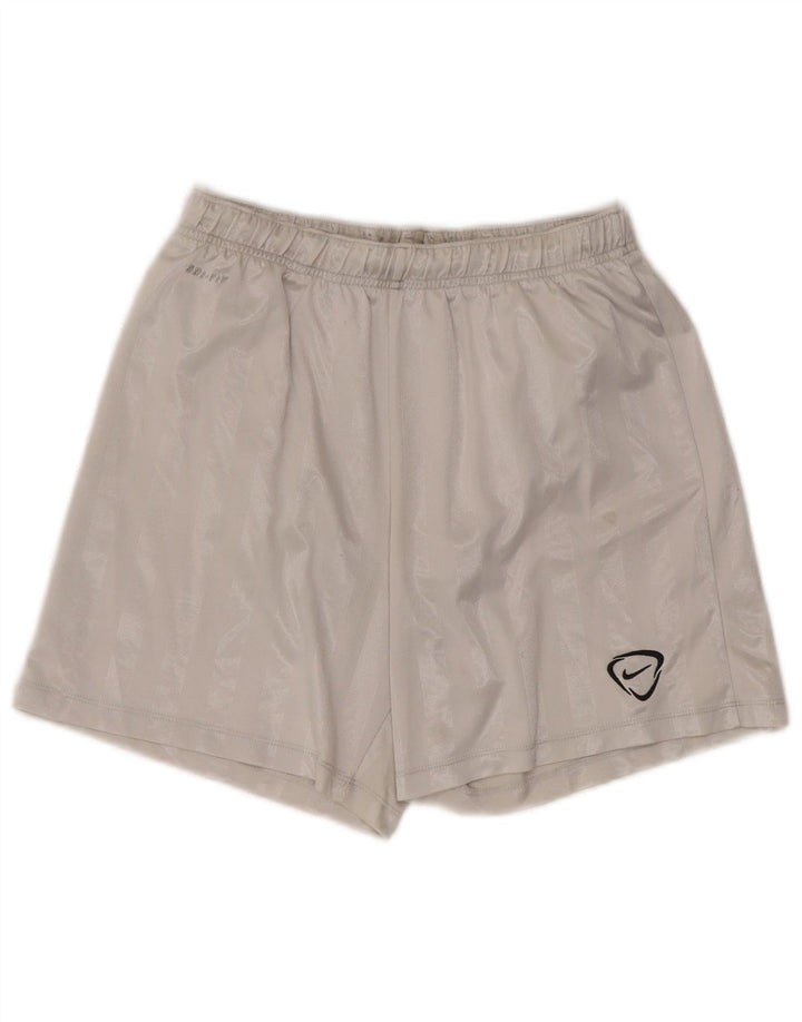 Pantalones cortos deportivos Nike Dri Fit para hombre Poliéster a rayas blancas medianas