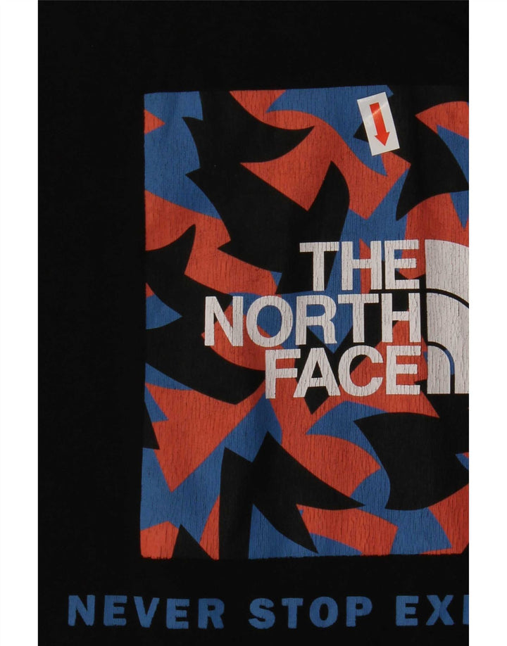 The North Face Camiseta gráfica para hombre Top Medium Black Cotton