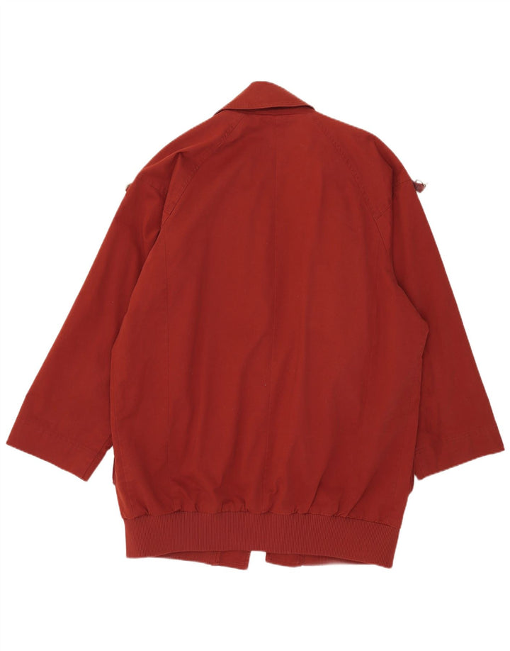 Dkny Abrigo abierto de gran tamaño para mujer Reino Unido 10 Pequeño Rojo