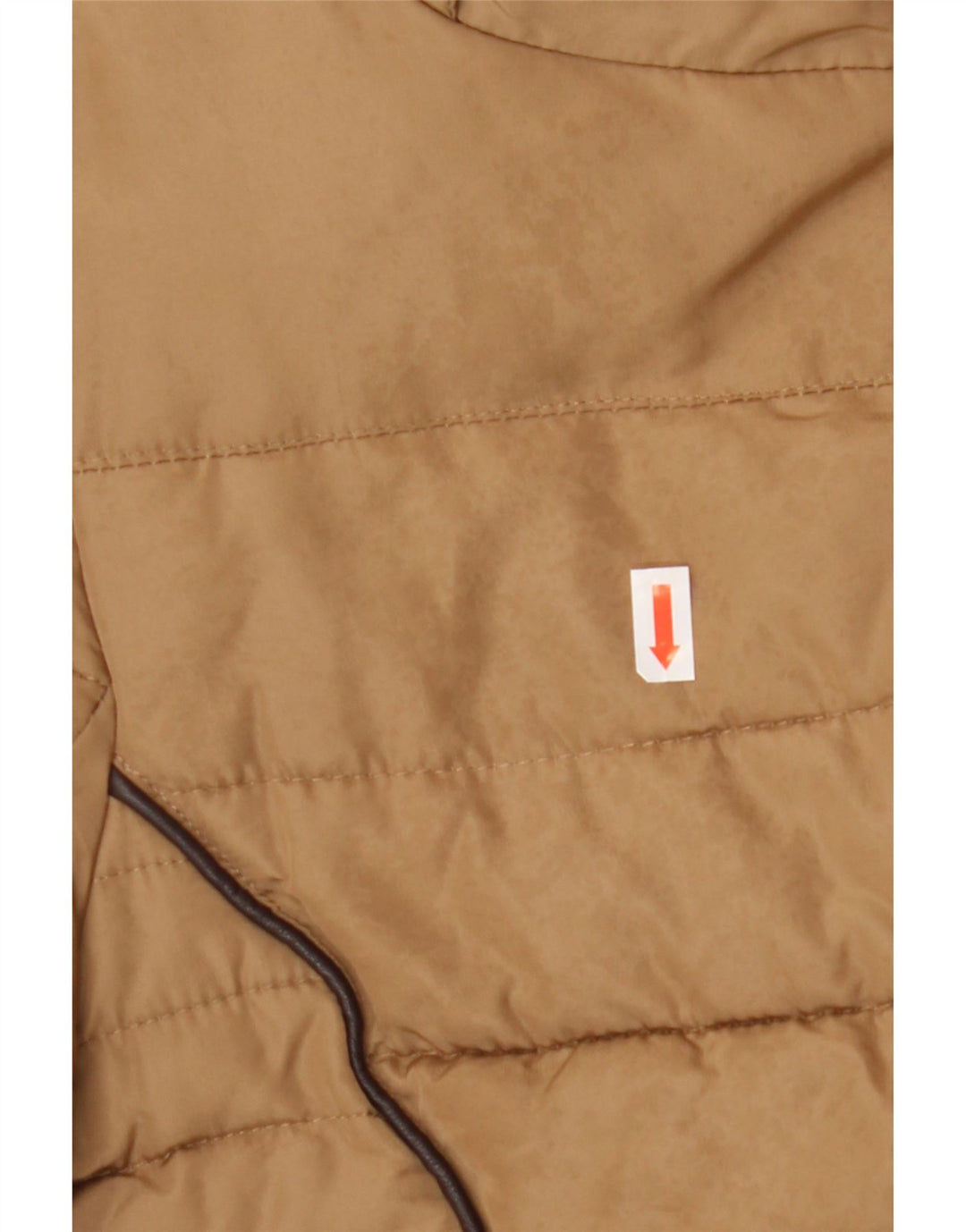 Zara Mujer Chaqueta Acolchada UK 46 Grande Poliéster Marrón