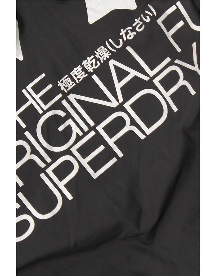 Superdry Chaqueta Acolchada Con Capucha Para Mujer UK 44 Medium Borgoña Nylon