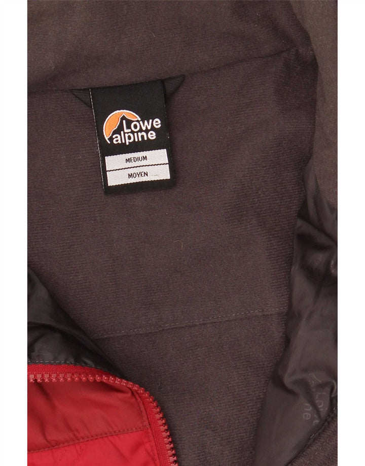Lowe Alpine Chaqueta acolchada para hombre UK 38 Medium Red Colourblock Nylon