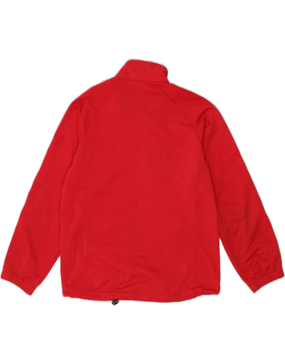 ASICS Boys Graphic Tracksuit Top Jacket 11-12 Years Red Striped Polyester | Vintage Asics | Thrift | Second-Hand Asics | Used Clothing | Messina Hembry 