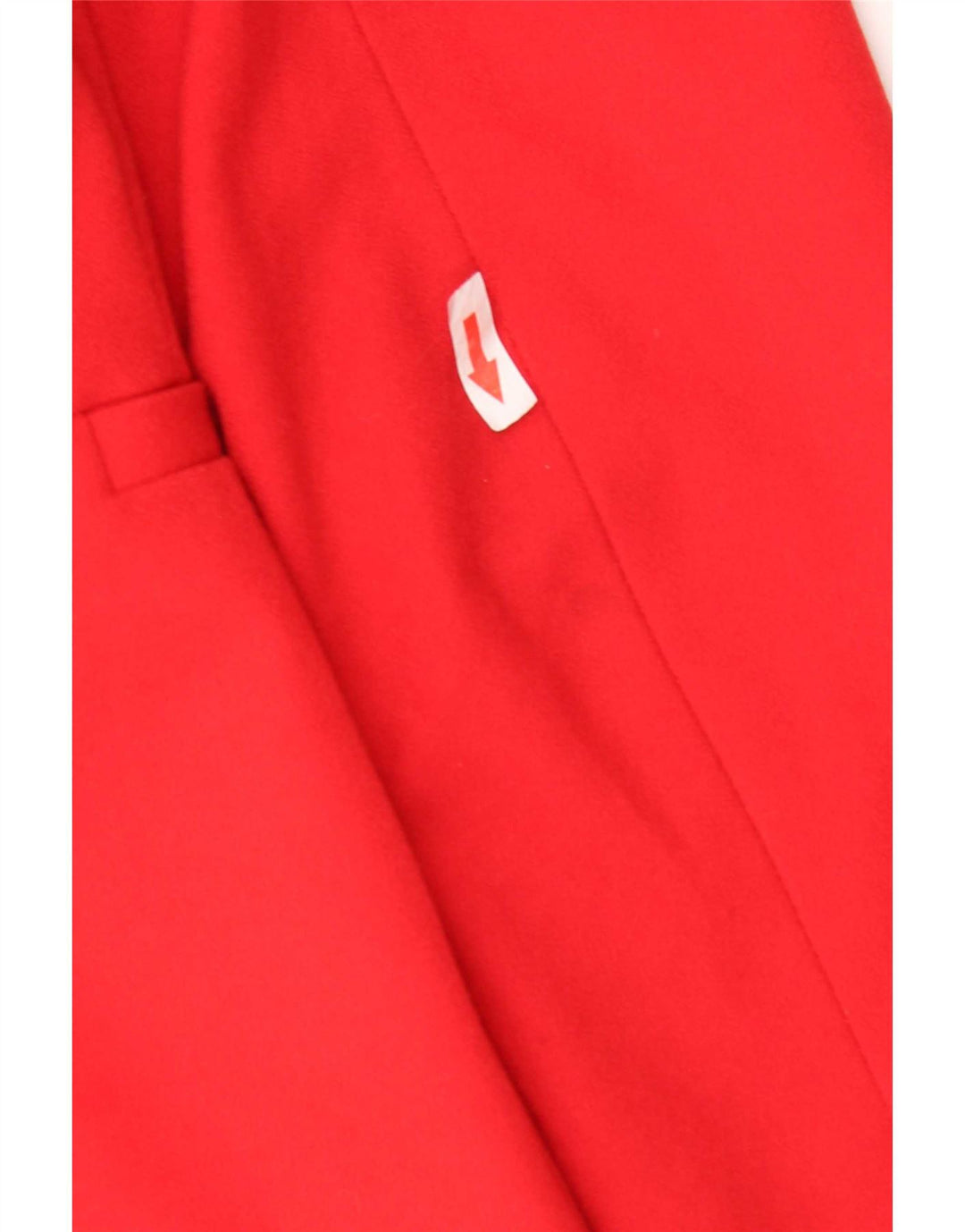 Zara Chaqueta Blazer Mujer UK 44 Poliéster Rojo Mediano