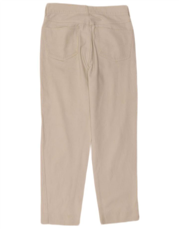 Jeans Rectos Vintage Mujer W30 L29 Blanco