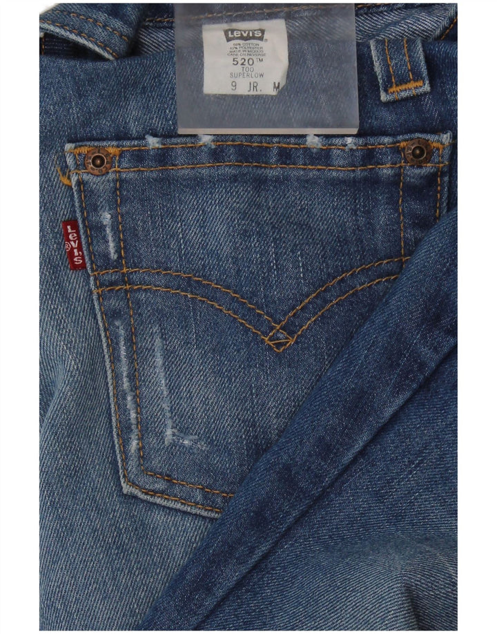 LEVI'S Jeans 520 Super Low Bootcut para Mujer Medio W30 L33 Algodón Azul