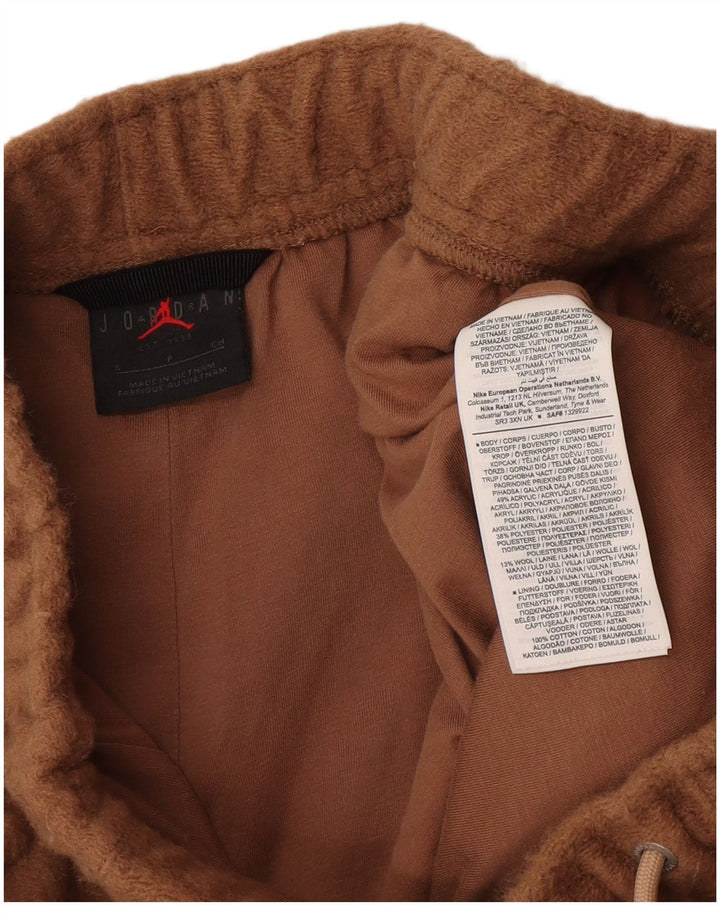 Jordan Mens Chándal Pantalones Joggers Pequeño Marrón Acrílico