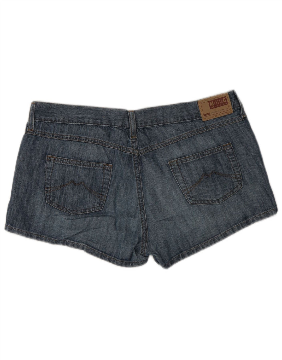 MUSTANG Shorts Vaqueros Mujer W31 Algodón Azul Medio