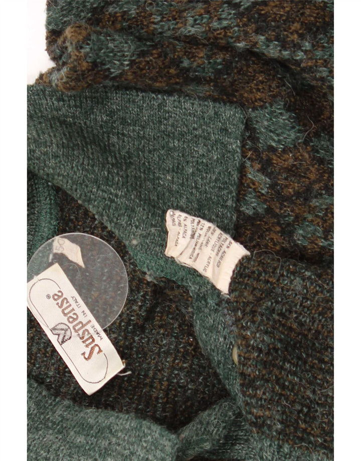 Suspense Jersey tipo polo para hombre IT 50 Medium Green Argyle/Diamond