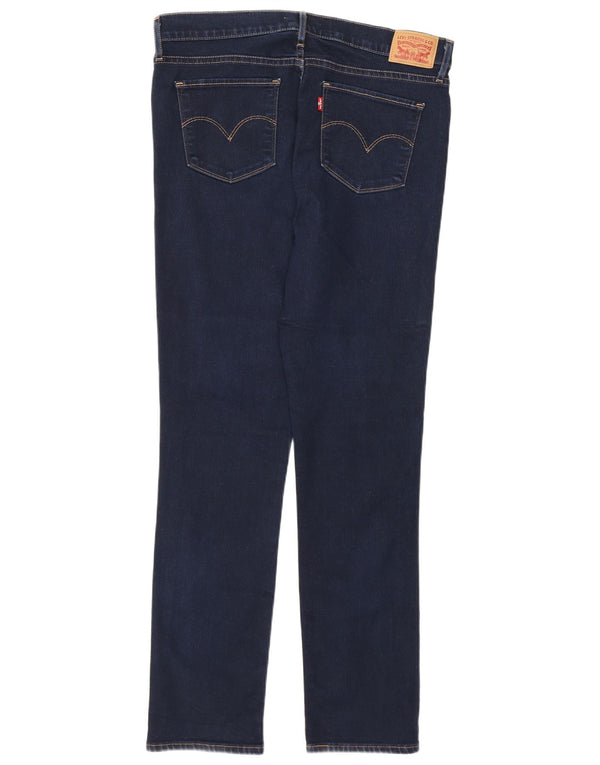 Levi's Mujer 312 Shaping Slim Jeans W31 L30 Algodón Azul Marino