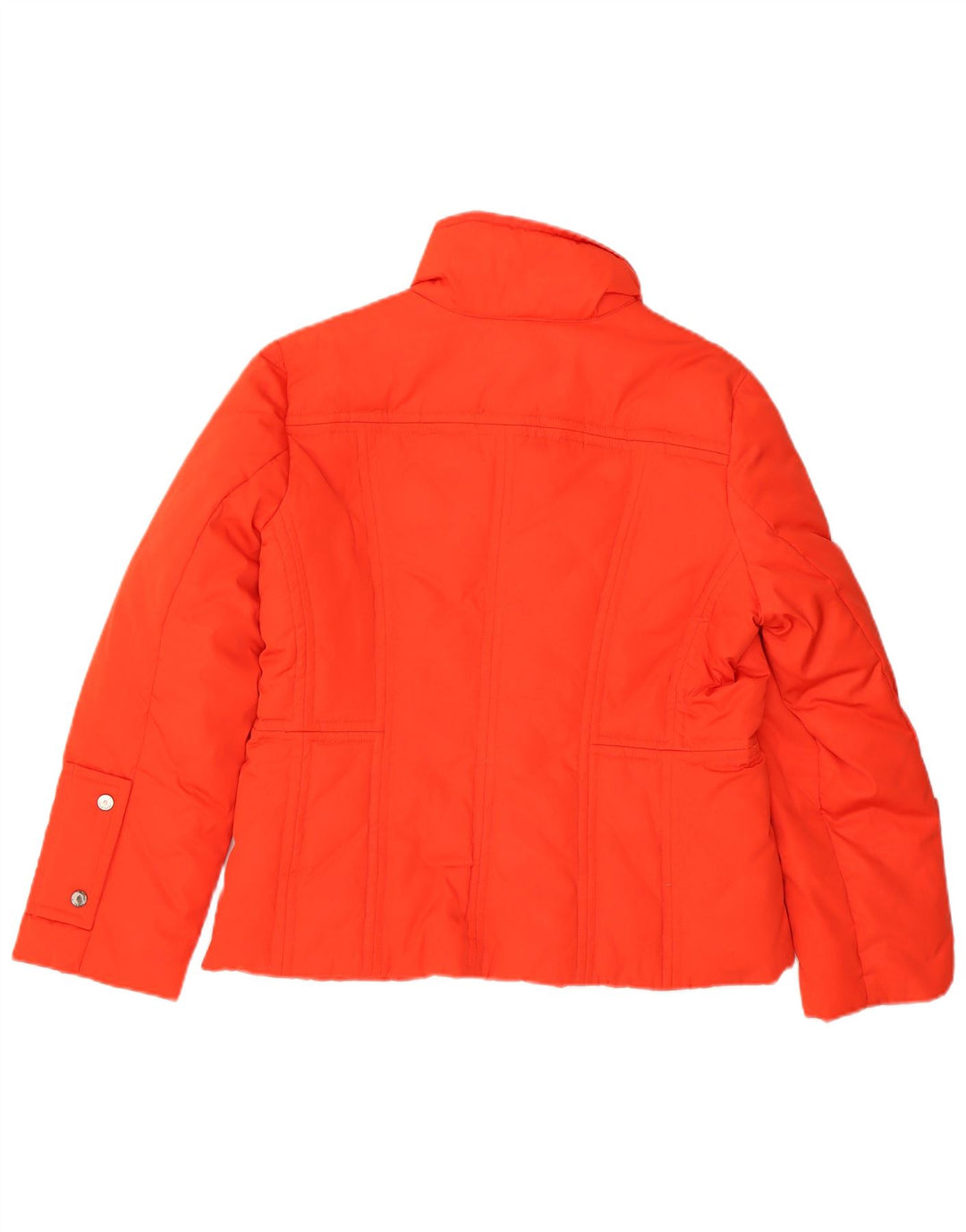 TOMMY HILFIGER Chaqueta acolchada para mujer UK 44 Grande Naranja Poliéster