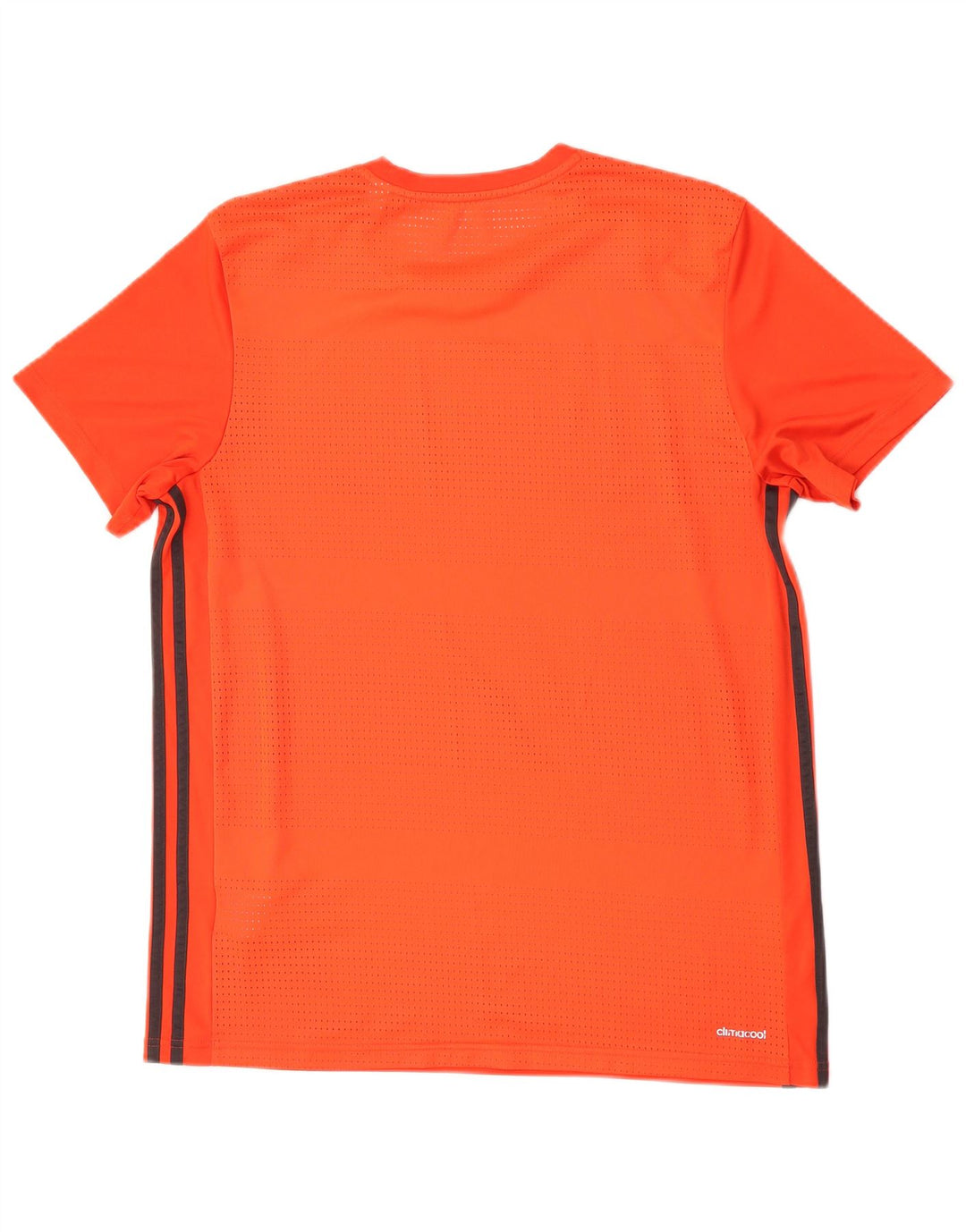 Adidas Mens Climacool Camiseta Top Grande Naranja Poliéster