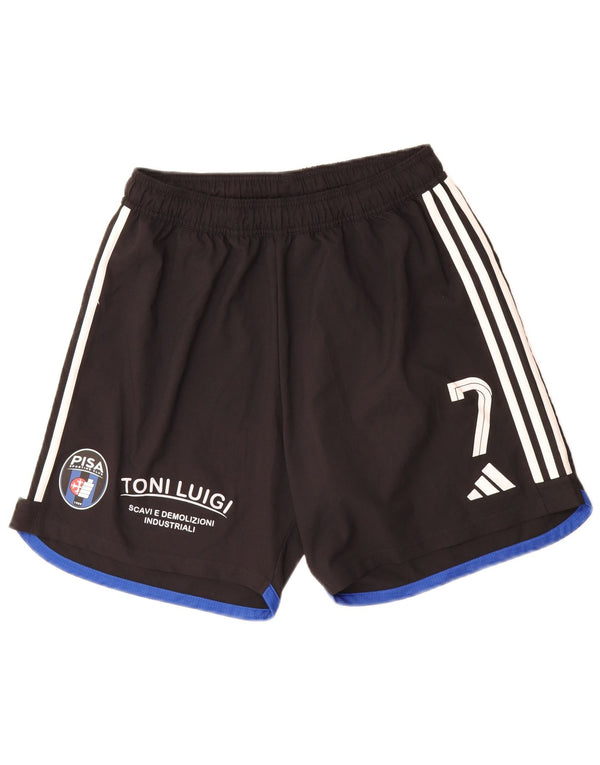 Adidas Mens Aeroready Graphic Sport Shorts Grande Poliéster Negro