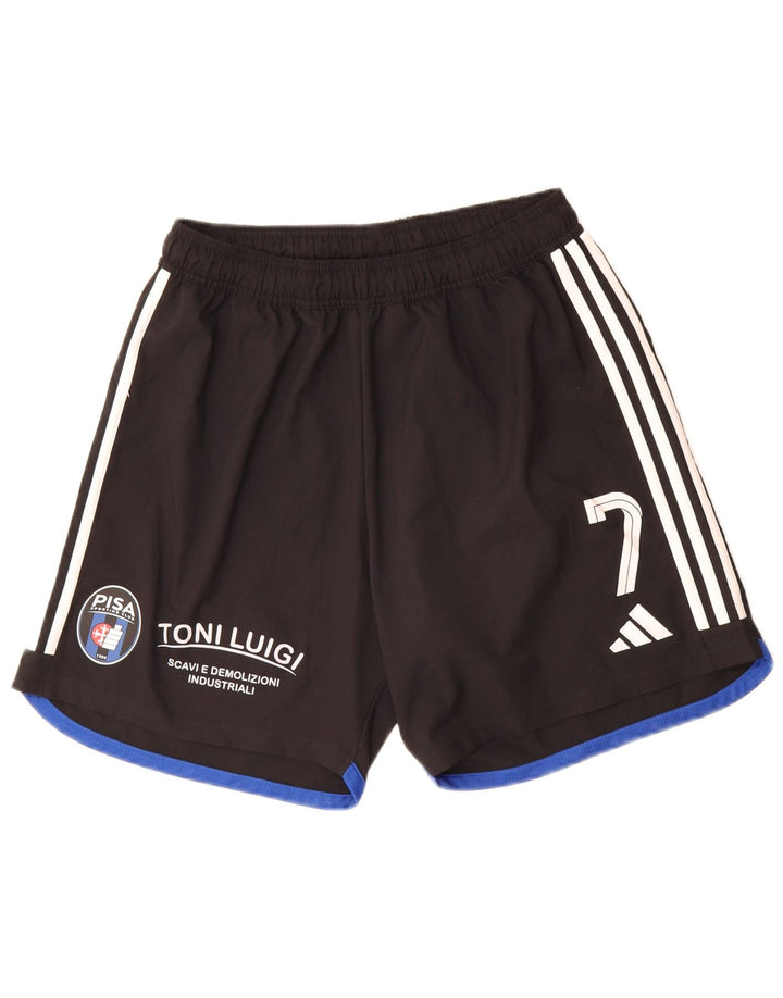 Adidas Mens Aeroready Graphic Sport Shorts Grande Poliéster Negro