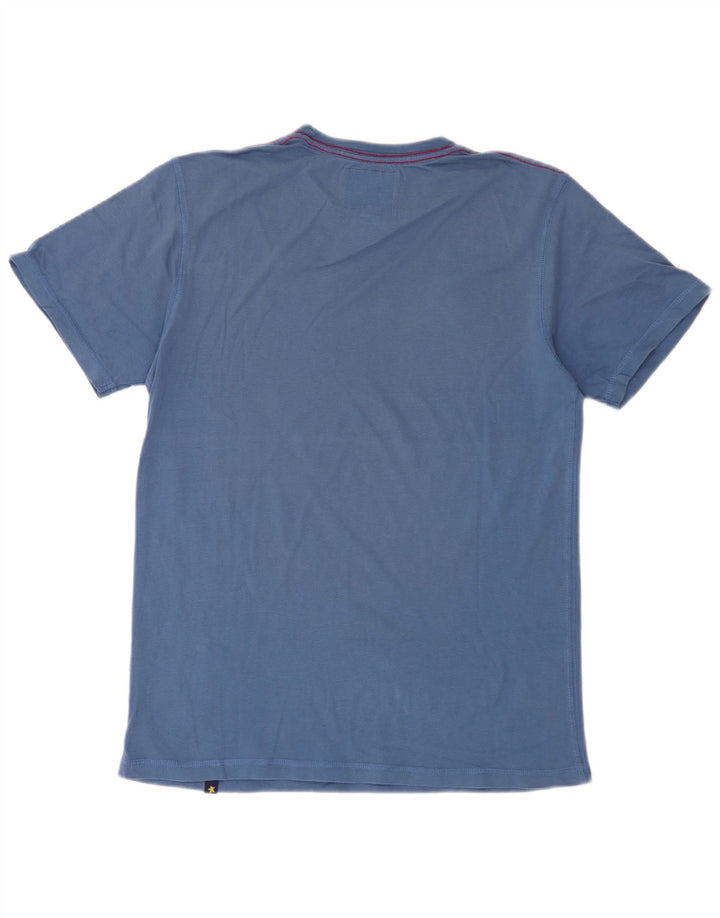 Joe Browns Camiseta gráfica para hombre Top Algodón azul medio