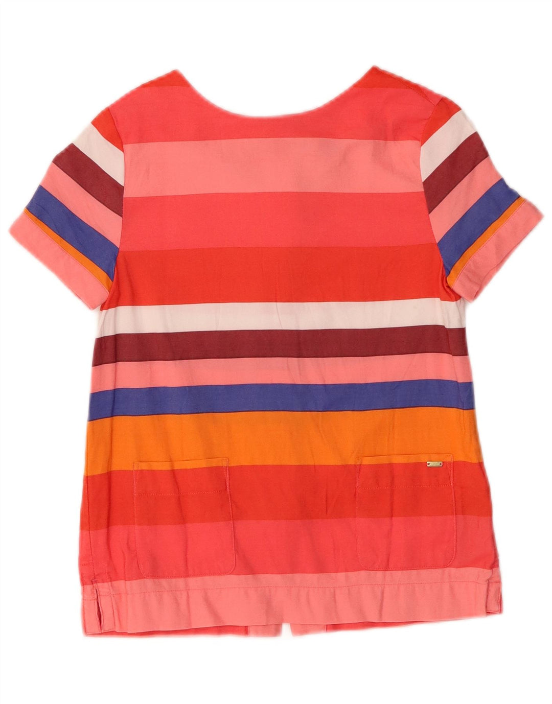 TOMMY HILFIGER Blusa para niña 8-9 años Viscosa de rayas roja mediana