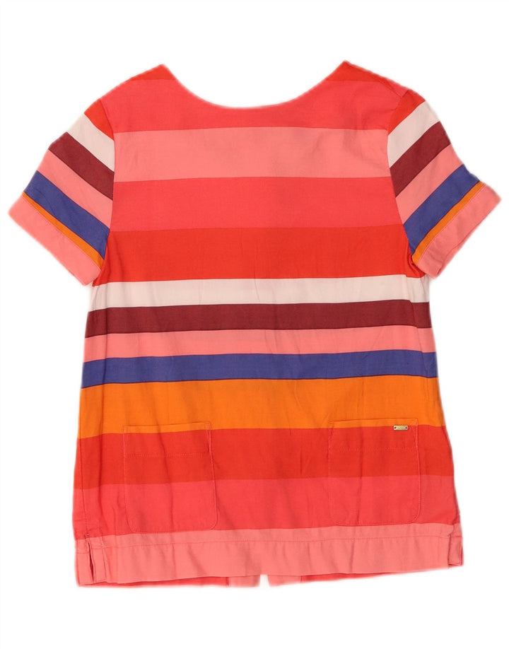 TOMMY HILFIGER Blusa para niña 8-9 años Viscosa de rayas roja mediana