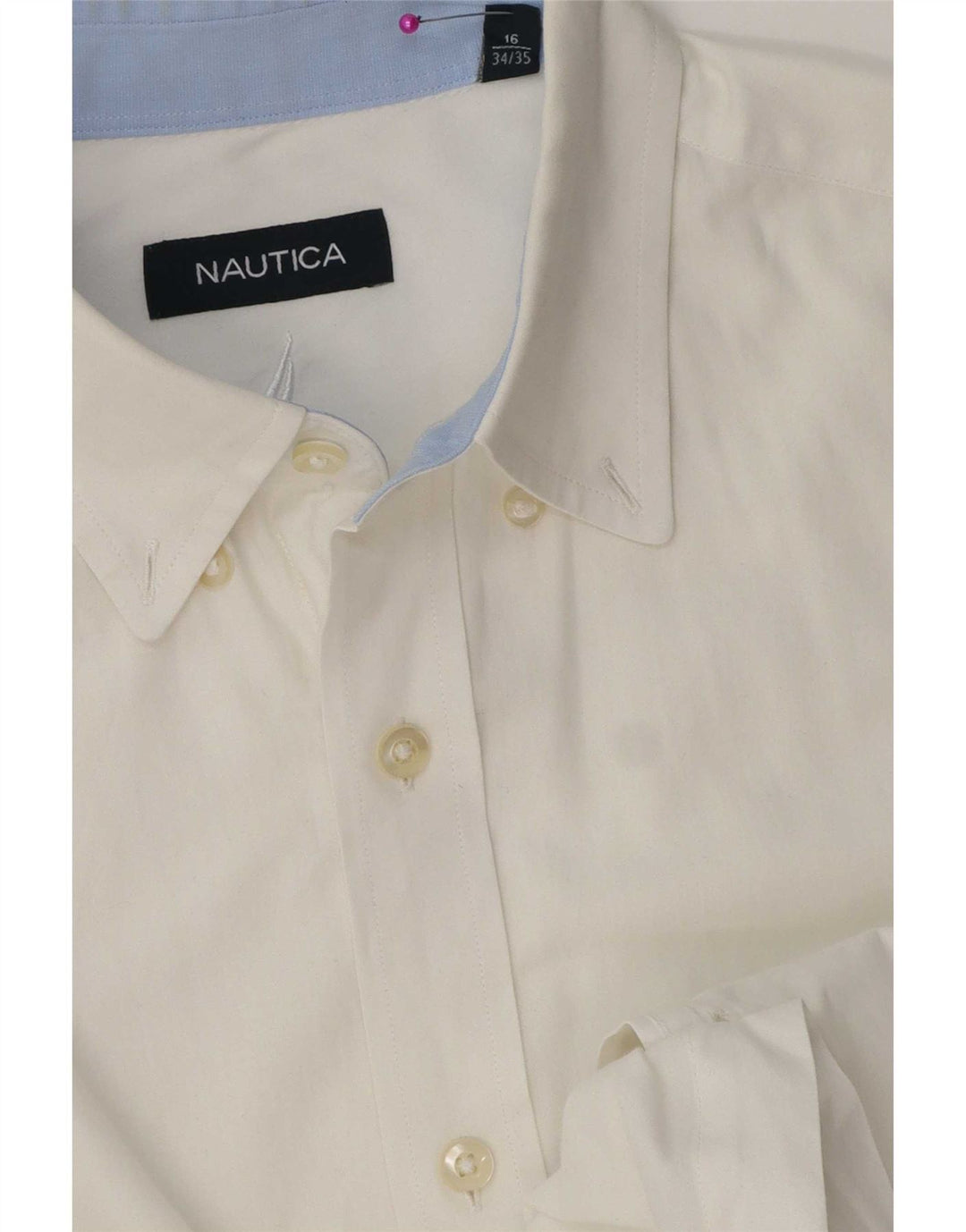 Camisa Nautica para hombre talla 16 grande blanca