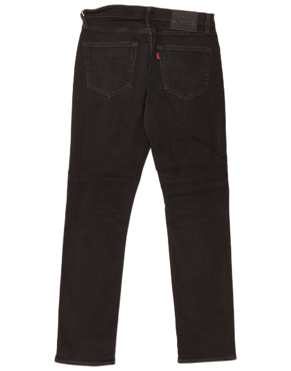 Levi's Hombre 511 Slim Jeans W31 L32 Algodón Negro