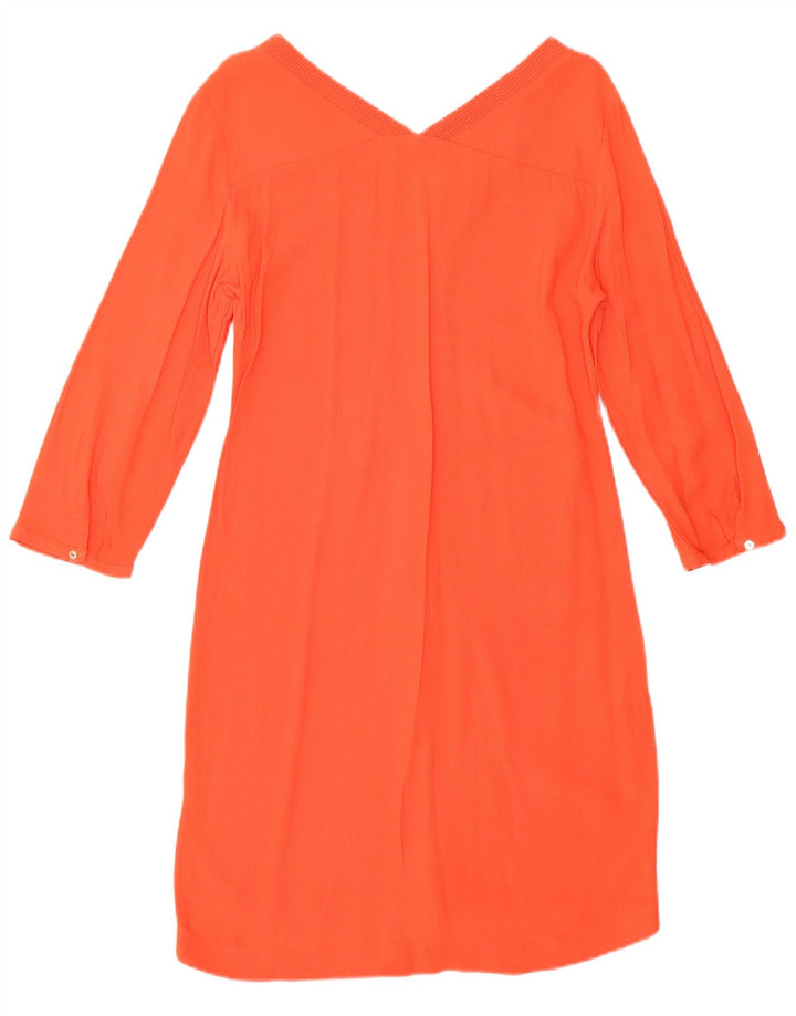 Massimo Dutti Vestido tubo de manga 3/4 para mujer UK 8 Small Naranja