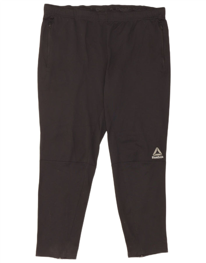 Reebok Hombre Speedwick Chándal Pantalones XL Negro Poliéster