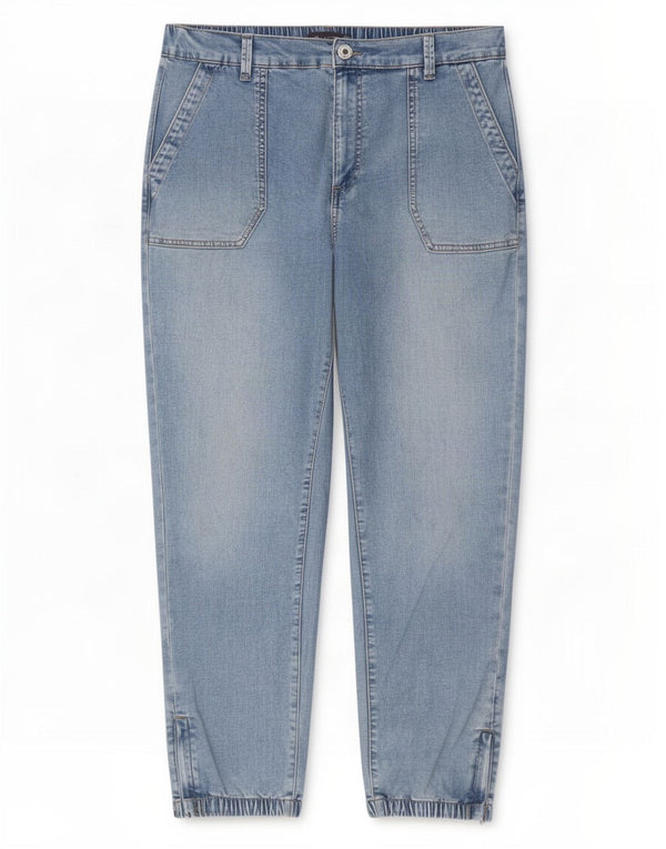 Marks & Spencer Vaqueros recortados para mujer UK 40 Large W34 L26 Algodón azul