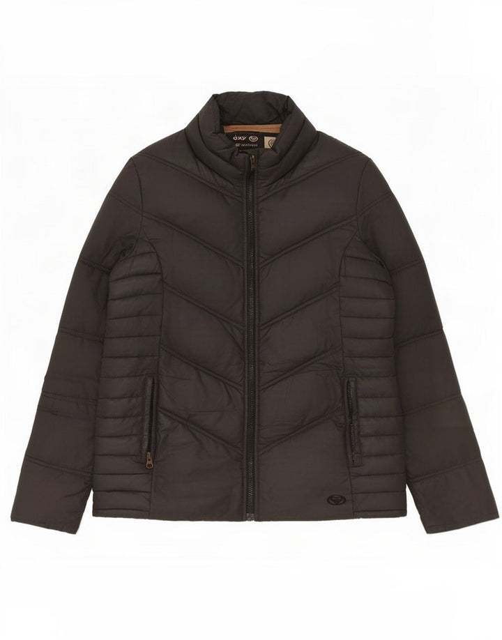 Chaqueta Acolchada Roxy Mujer UK 10 Small Gris Poliéster