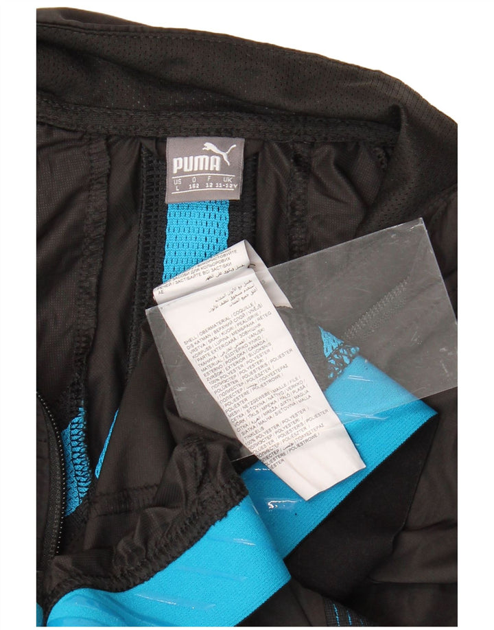 PUMA Chaqueta de chándal para niño 11-12 años Negro Poliéster