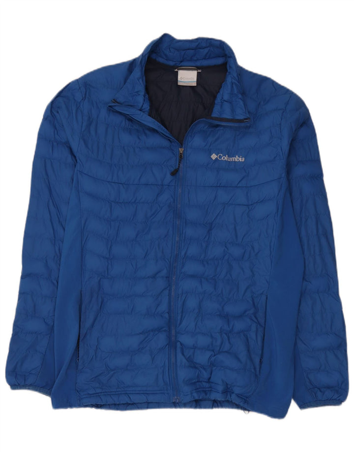 Columbia Chaqueta acolchada para hombre UK 40 Large Nylon azul