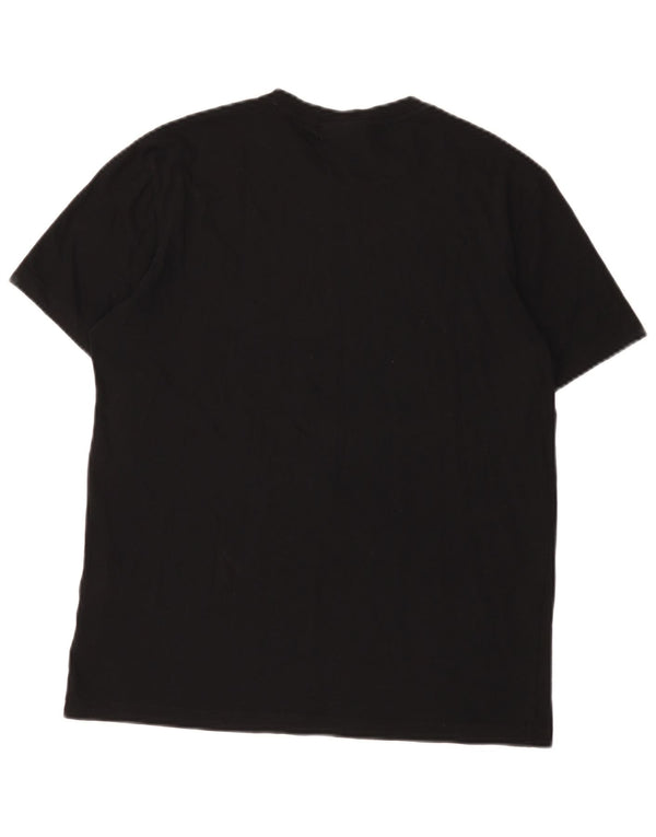 Emporio Armani Hombre Camiseta Top Medium Negro Algodón