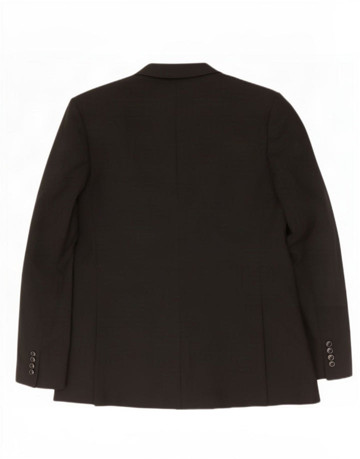 Marks & Spencer Chaqueta tipo blazer de 2 botones para hombre Talla 44 XL Poliéster negro