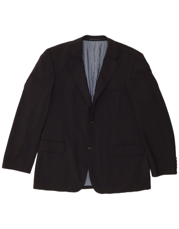 Hugo Boss Chaqueta tipo blazer con 2 botones para hombre IT 54 2XL Negro