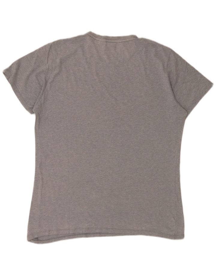 Levi's Camiseta gráfica para hombre Top grande gris moteado