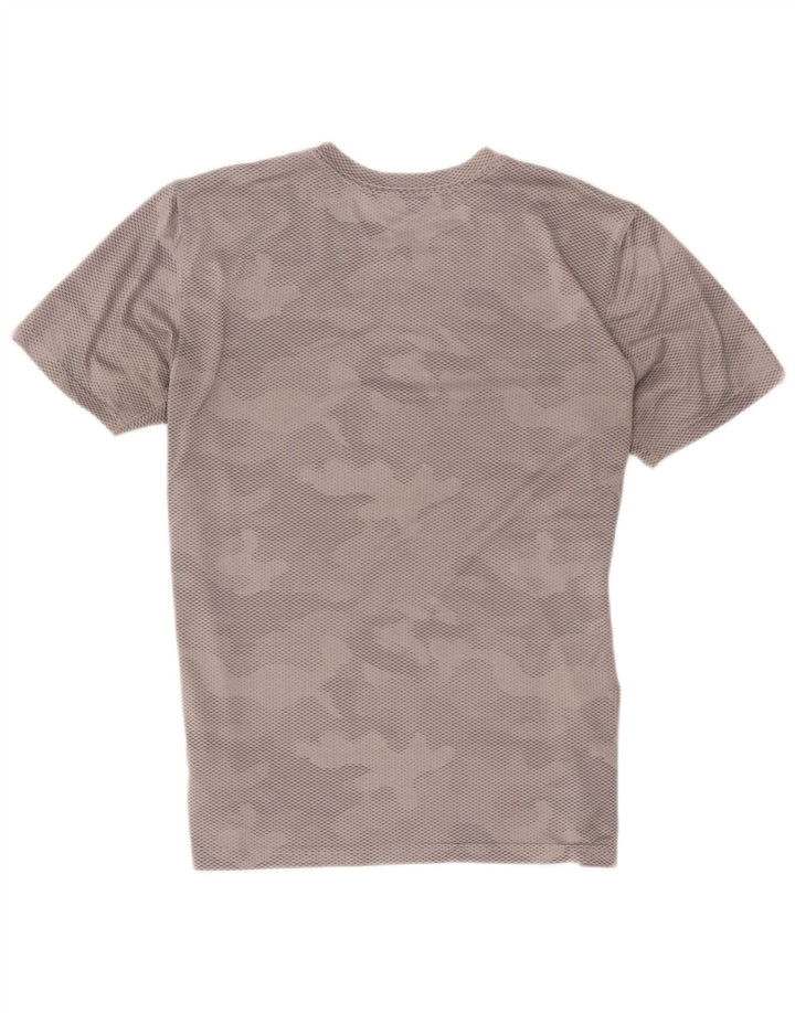 Camiseta Nike Dri Fit para hombre Top poliéster de camuflaje gris medio
