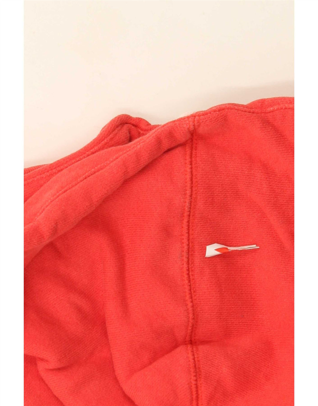 Nike - Sudadera con capucha y cremallera para mujer, talla 40, algodón rojo mediano