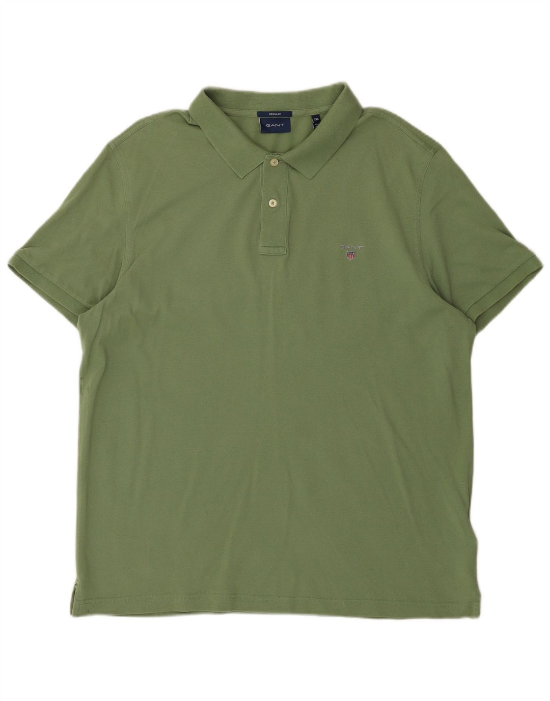 Gant Polo Regular para Hombre 2XL Algodón Caqui
